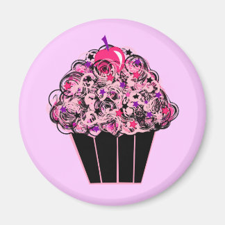 Whimsical Cupcake Magnet