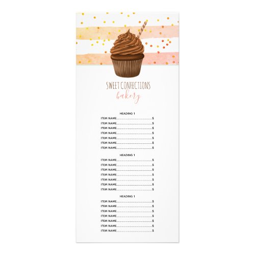 Whimsical Cupcake Maker Baker Pastry Chef Rack Card