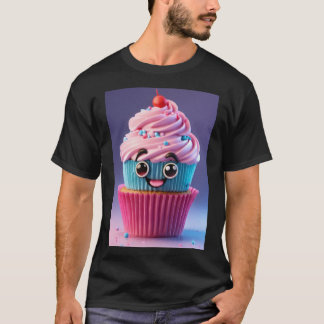 Whimsical Cupcake Wings Tee