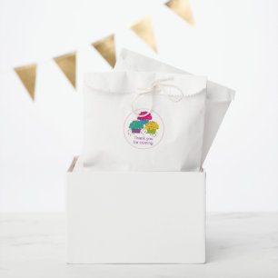 Whimsical Cupcakes Birthday Sprinkle Frosting  Favor Bag