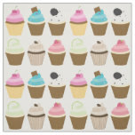 Whimsical Cupcakes Pattern Fabric