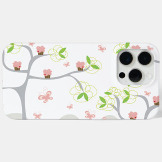 Whimsical Cupcakes Tree Butterflies Sweet Birthday iPhone 15 Pro Max Case