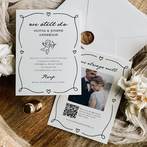 Whimsical Cupid | We Still Do Wedding Vow Renewal
