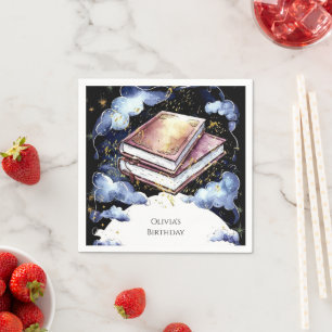 Whimsical Custom Magic Storybook Birthday Napkins