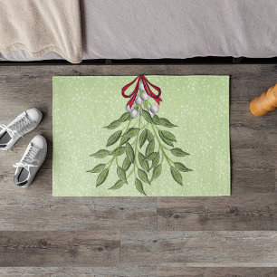 Whimsical Cute Christmas Berries Doormat