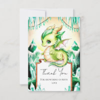 Whimsical Cute Dragon Baby Shower
