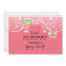 Whimsical Cute Fun Swirl Owl Owls Baby Shower Card