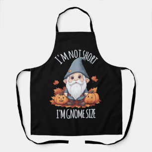 Whimsical Cute Gnome in Autumn Apron
