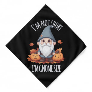 Whimsical Cute Gnome in Autumn Bandana