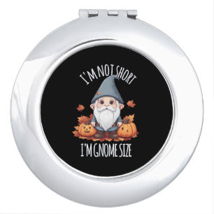 Whimsical Cute Gnome in Autumn Compact Mirror