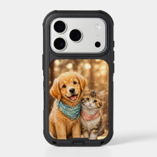 Whimsical Cute Pet Nature illustration Otterbox iPhone 17 Pro Case