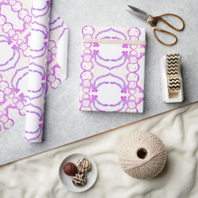 Whimsical cute snowman wrapping paper (Crafts)