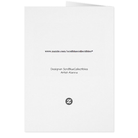 Whimsical Cute Snowy Owl Stocking Christmas Card (Back)