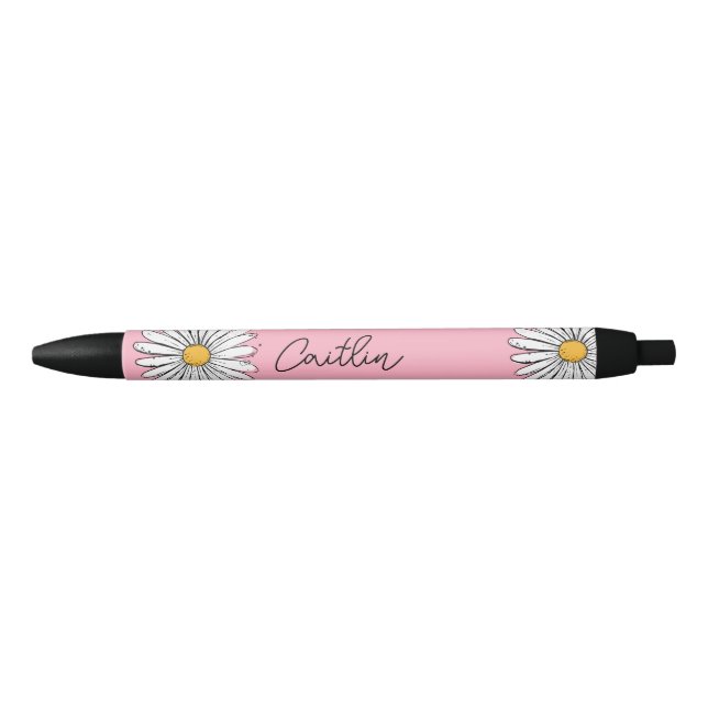 Whimsical Daisy with Custom Text  Pen (Front)