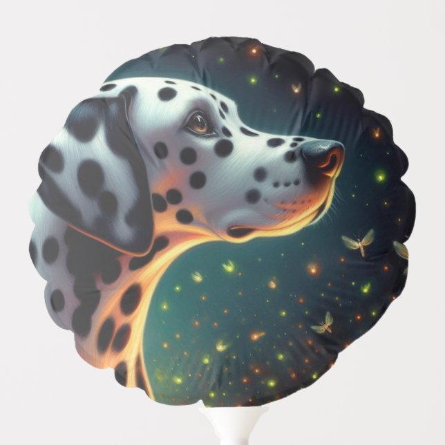 Whimsical Dalmation Dog Balloon (Front)