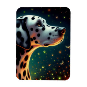 Whimsical Dalmation Dog Magnet
