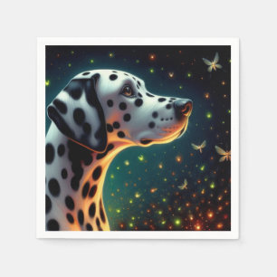 Whimsical Dalmation Dog Napkins