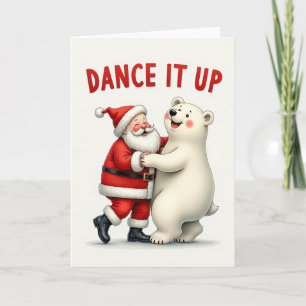 Whimsical Dance Christmas Card