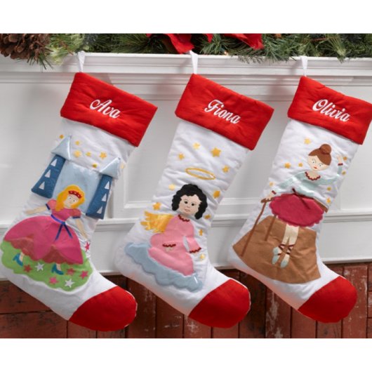 Whimsical Dancer Christmas Stocking (Group)