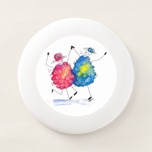 Whimsical Dancing Sheep Wham-O Frisbee