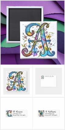 Whimsical Decorative Monogram