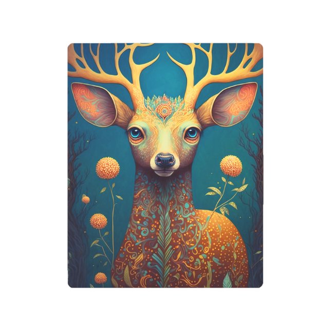 Whimsical Deer Fantasy Art (Front)