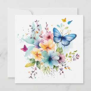 Whimsical Delights: Enchanted Garden Birthday Card