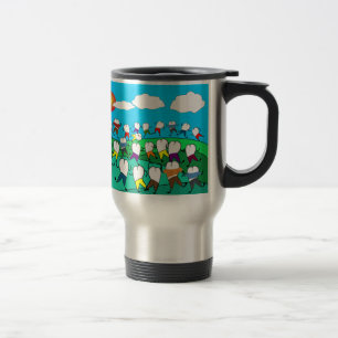 Whimsical Dental Tooth Art Gifts Travel Mug