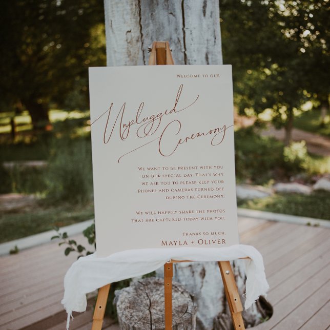 Whimsical Desert | Beige Unplugged Ceremony Foam Board (Creator Uploaded)