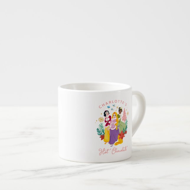 Whimsical Disney Princess Hot Chocolate Espresso Cup (Front Right)
