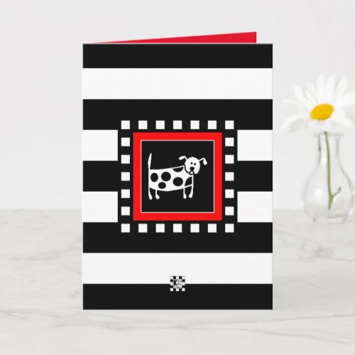 Whimsical Dog Card