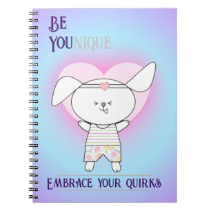 Whimsical Dog Daily Affirmation Notebook