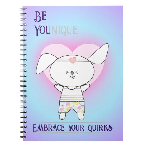 Whimsical Dog Daily Affirmation  Notebook