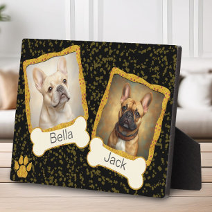 Whimsical Dog Photo Display Create Your Own Plaque