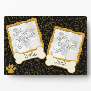 Whimsical Dog Photo Display Create Your Own Plaque by FavoriteDogBreeds at Zazzle