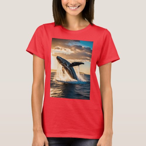 Whimsical Dolphin Dream Girls Oceanic Adventure  T_Shirt