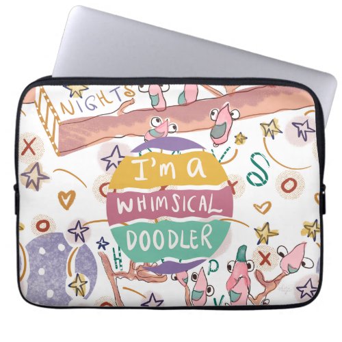 Whimsical Doodler Pattern Custom Case_Mate Sleeve 