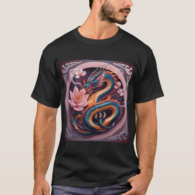 Whimsical Dragon Dreams T-Shirt" T-Shirt (Front)