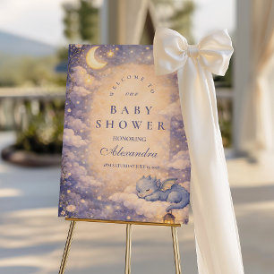 Whimsical Dragon Fantasy Baby Shower Foam Board