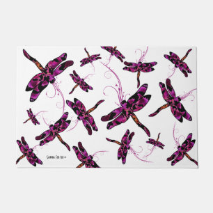 Whimsical Dragonflies Doormat