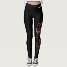 Whimsical Dragonfly Leggings