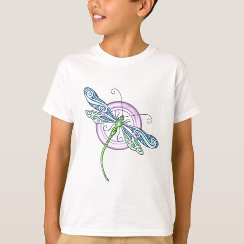 Whimsical Dragonfly T_Shirt