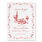 Whimsical Drawn Pizza Wine Rehearsal Dinner Sign