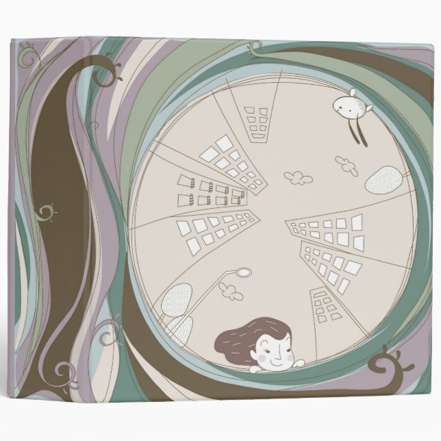 Whimsical Dreamscape 4 Binder (Front/Spine)