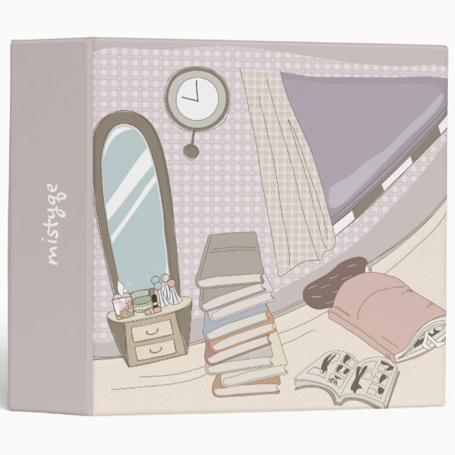 Whimsical Dreamscape 5 Binder (Front/Spine)