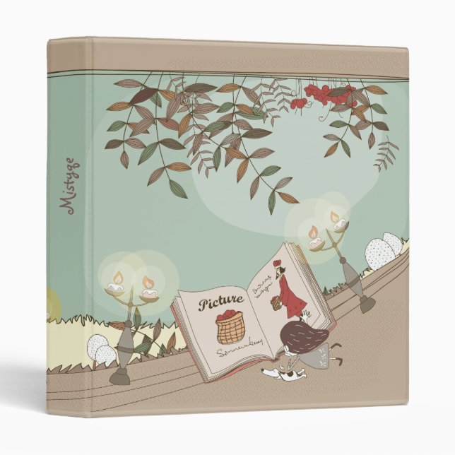 Whimsical Dreamscape 8 1" Binder (Front/Spine)