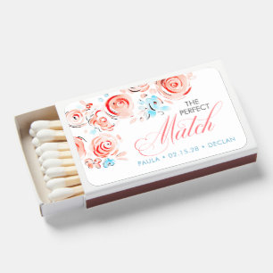 Whimsical Dusty Blue Pink Floral The Perfect Match