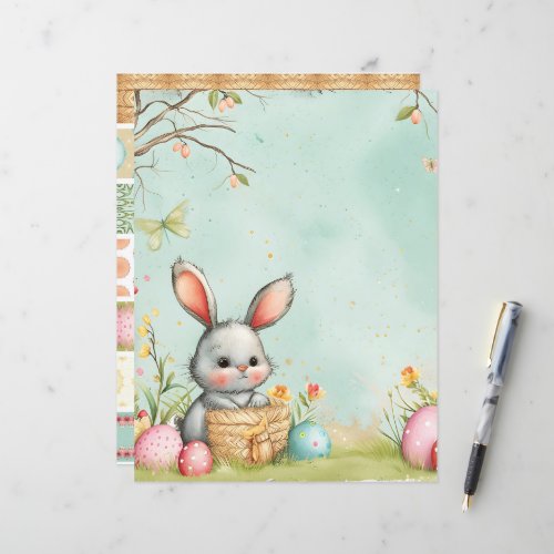 Whimsical Easter Backgrounds Scrapbook Paper