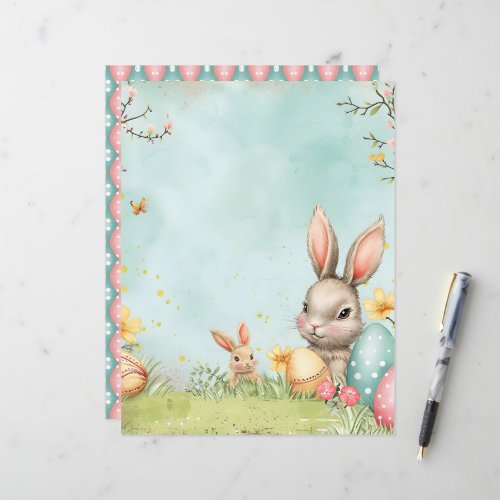 Whimsical Easter Backgrounds Scrapbook Paper