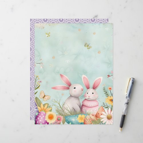 Whimsical Easter Backgrounds Scrapbook Paper